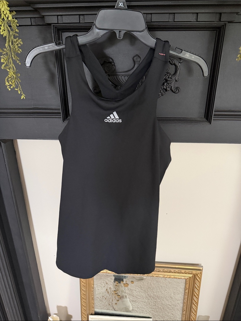 adidas Black Racerback Training Tank Top
